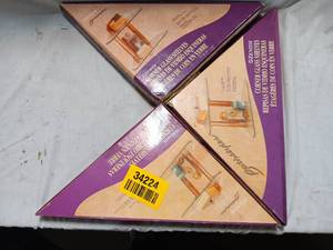 lot 34224 image: Corner Glass Shelves