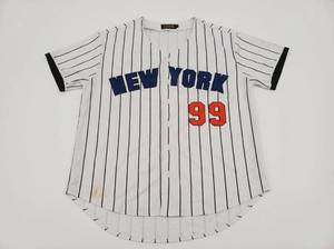 lot 21564 image: Majestic New York Yankees #99 Pinstriped Baseball Jersey (Size M)