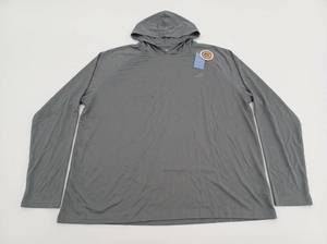 lot 21580 image: Maboya Mens Gray Hooded Long Sleeve Shirt (Size 5XL)