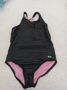 lot 21586 image: TYR Black and Pink Swim Suit XL (1416)