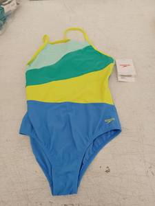 lot 21587 image: Speedo Colorblock One-Piece Swimsuit Girls (Size 16)