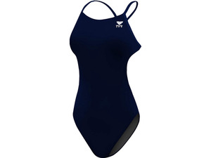 lot 21593 image: TYR Solid Swimsuit with Cutout Design