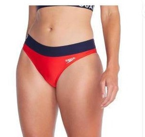 lot 21625 image: Speedo Swim Bikini Bottom, Red Navy Small