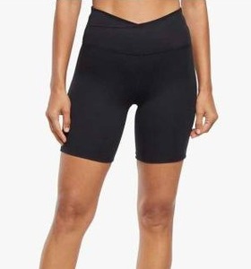lot 21628 image: Marika Womens 7in Lotus Zen Crossover Bermuda Shorts, Large