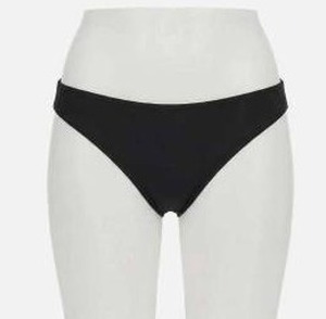lot 21648 image: Steve Madden Basic Hipster Bikini Bottom Raven Black, Large