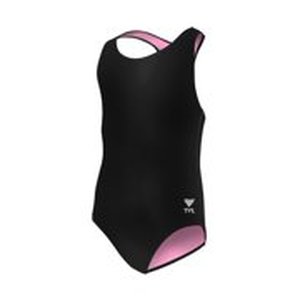 lot 21660 image: TYR Girls Solid Durafast Lite Maxfit Swimsuit, Large