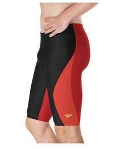 lot 21671 image: Speedo Eco ProLT Black Red Swim Jammer Size 32