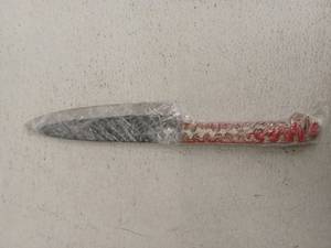 lot 21729 image: MHSCutlery Fixed Blade Knife With Decorative Handle,13.5 Inch