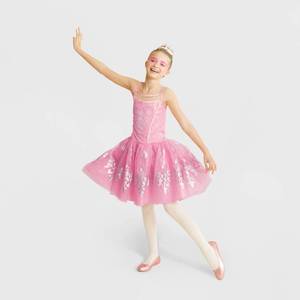 lot 2118 image: Halloween Kids Ballet Dancer Halloween Costume Dress with Tiara L - Hyde & EEK Boutique - Retail $15