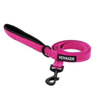 lot 2132 image: Set of 2 Pink Leashes wpadded handles 5 & 6 - Retail $20