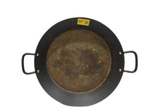 lot 7012 image: GreenPan x Bobby Flay 15 Pre-Seasoned Carbon Steel Paella Pan