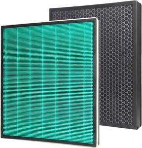 lot 8006 image: 2 Pack 250250S Air Purifier Replacement Filter Compatible with Coway Airmega 250250S Air Purifiers, Max 2 Green True HEPA and Active Carbon Filter