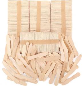 lot 8057 image: 100 Pcs Wooden Ice Cream Sample Spoons Bulk 3