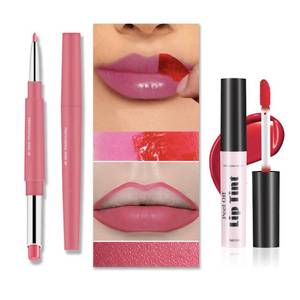 lot 8066 image: Peel Off Lip Liner Stain Set, Long Lasting Liquid Lipstick, Matte Lip Gloss Non-Stick Transfer-proof Waterproof Lip Pen (SET 4)