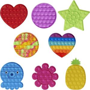 lot 8131 image: Just Play Sensory Toys Pop Ems Assortment, 48 Pieces, Button Sensory Toys for Kids and Adults, Anxiety and Stress Relief Toys