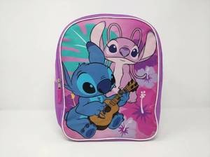 lot 63601 image: Lilo & Stitch Backpack w Guitar Pink Purple