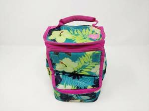 lot 63603 image: Arctic Zone Lunch Bag Hibiscus Floral Pink