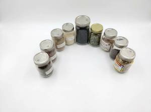 lot 63615 image: Bulk Lot Dried Herbs & Botanical Specimens in Mason Jars