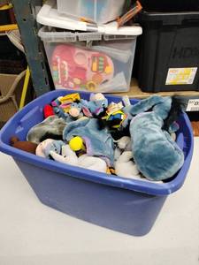 lot 63618 image: Tote of Winnie the Pooh Eeyore Memorabilia