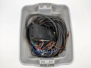lot 63635 image: Tote of Miscellaneous Cables and Wires