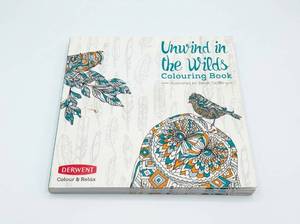 lot 63699 image: Derwent Unwind in the Wilds Colouring Book - 6 Ct.