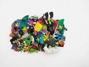 lot 63970 image: Vintage Toy Lot Action Figures Vehicles Accessories
