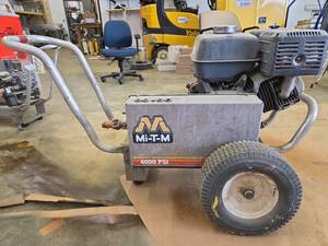 lot 1394 image: Mi-T-M 4000 PSI Gas Pressure Washer  Model CBA4004PNAH