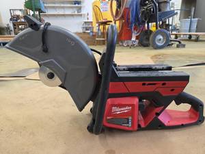 lot 1404 image: Milwaukee 14 MX FUEL Cut-Off Machine - Tool Only  Model MAF314-0