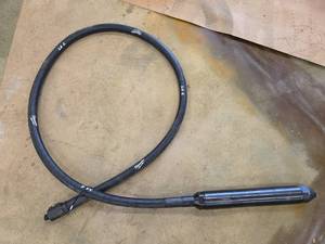 lot 1415 image: Milwaukee 7 FT Vibrating Concrete Vibrator Whip&nbsp