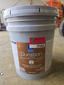lot 19588 image: Sherwin-Williams Duration Home Semi-Gloss Paint 5-Gallon