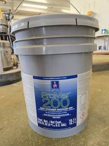 lot 19593 image: Sherwin Williams ProMar 200 Interior Latex Paint Extra White 5-Gallon