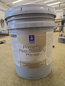 lot 19596 image: Sherwin-Williams PrimeRx Peel Bonding Primer 5-Gallon