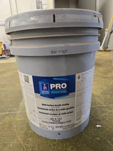lot 19618 image: Sherwin-Williams PRO Industrial Multi-Surface Acrylic Coating 5-Gallon