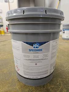 lot 19621 image: PPG Speedhide 6-724XI Interior Latex Paint 5-Gallon