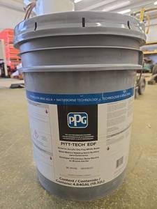 lot 19624 image: PPG Pitt-Tech EDF Exterior Acrylic White Base 5-Gallon