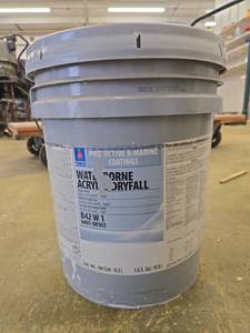 lot 19626 image: Sherwin Williams Waterborne Acrylic Dryfall B42 W 1 5-Gallon