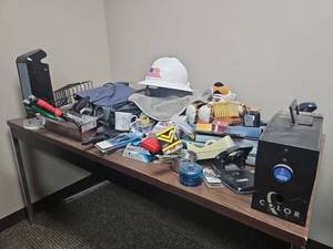 lot 21785 image: Assorted Lot of Lasko Space Heater, Tools & Accessories