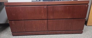 lot 21797 image: Reff 4-Drawer Lateral File Cabinet Wood Veneer