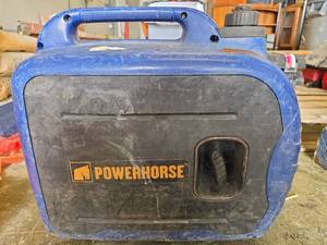 lot 1440 image: Powerhorse Portable Inverter Generator 2000W Model 42411