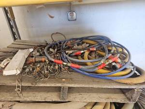 lot 15834 image: Lot of Hydraulic Hoses Fittings and Connectors