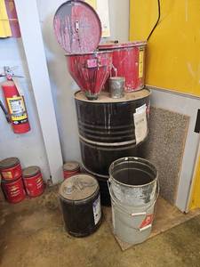 lot 15865 image: Industrial Chemical Safety Waste Containers