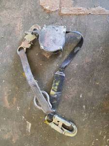 lot 15885 image: Rope Grab Fall Protection Device with Lanyard and Carabiners