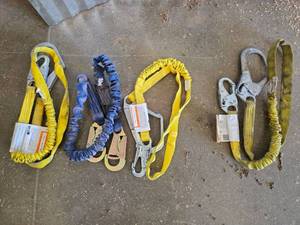lot 15895 image: (4) Manyard Shock Absorbing Lanyards&nbsp