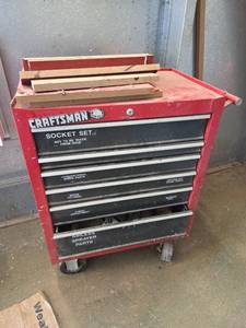 lot 15902 image: Craftsman Tool Cart Including Hardware and Fasteners