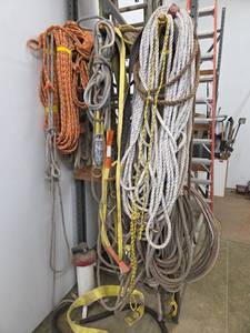lot 21803 image: Lot of Ropes and Safety Equipment