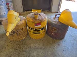 lot 21804 image: Justrite Safety Can Type I Flammable Storage Container