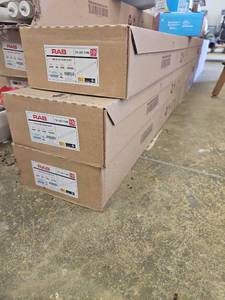 lot 21825 image: (3) RAB T8 LED Tube 40W 80 CRI FAB 50000 Hours 4000K&nbsp