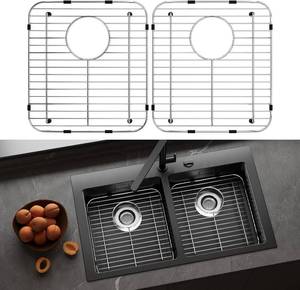 lot 121633 image: 2Pack Stainless Steel Sink Protectors, 13.12x11.6