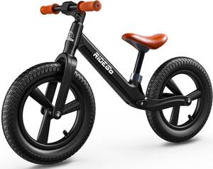 lot 121645 image: Ridego 14 Inch Balance Bike for Kids 3-6 Year Old,Lightweight Kids Bike with Adjustable Seat, Push Bicycle with Air Rubber Tires Ride-on Toys Birthday Gift