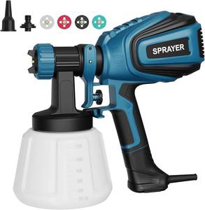 lot 221644 image: VONFORN Paint Sprayer, 700W Spray Paint Gun with 4 Nozzles & 3 Patterns